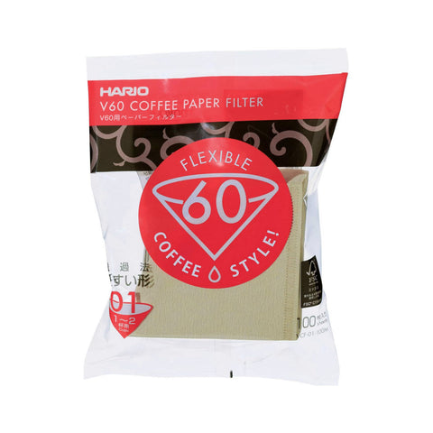 Hario V60 Coffee Paper Filter 01 (100 Sheet)